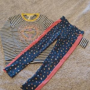 MJ sparkle & shine tee and lounge around leggings